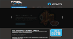 Desktop Screenshot of cayugaindustrial.com